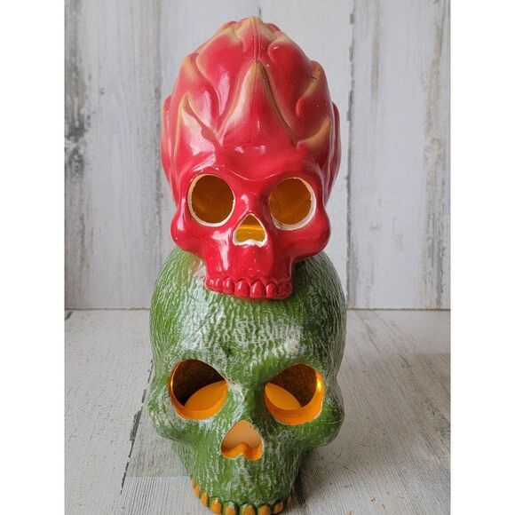 Hyde eek skull light skeleton dragonfruit cantaloupe skull light up Halloween pr - Picture 2 of 12